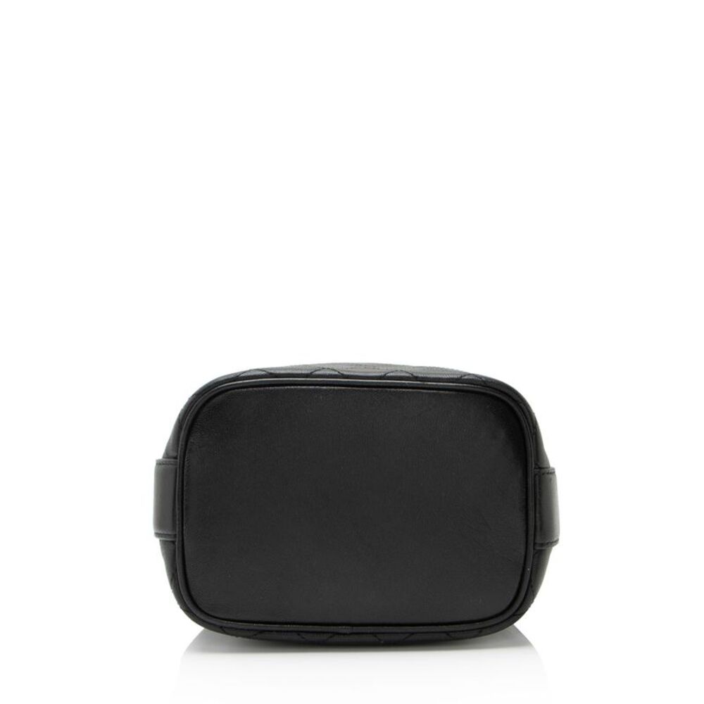Saint Laurent Quilted Lambskin Cassandre Small Bucket Bag - Picture 4 of 10